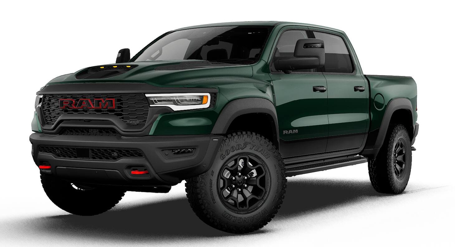 New 2027 Serrano-Green Metallic Exterior Paint RAM RHO image 1
