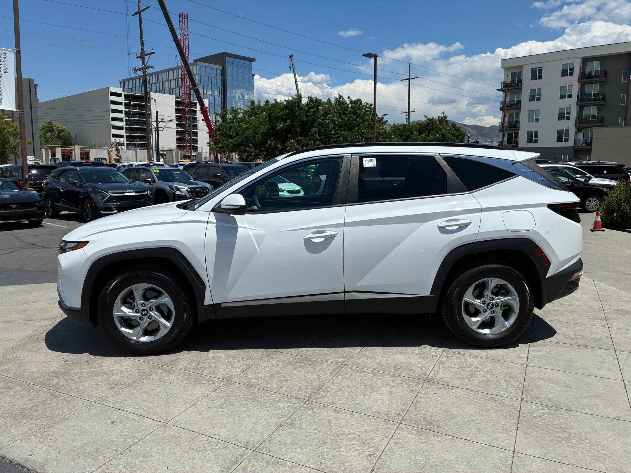 Certified Used 2023 Serenity White Pearl Hyundai SEL image 8