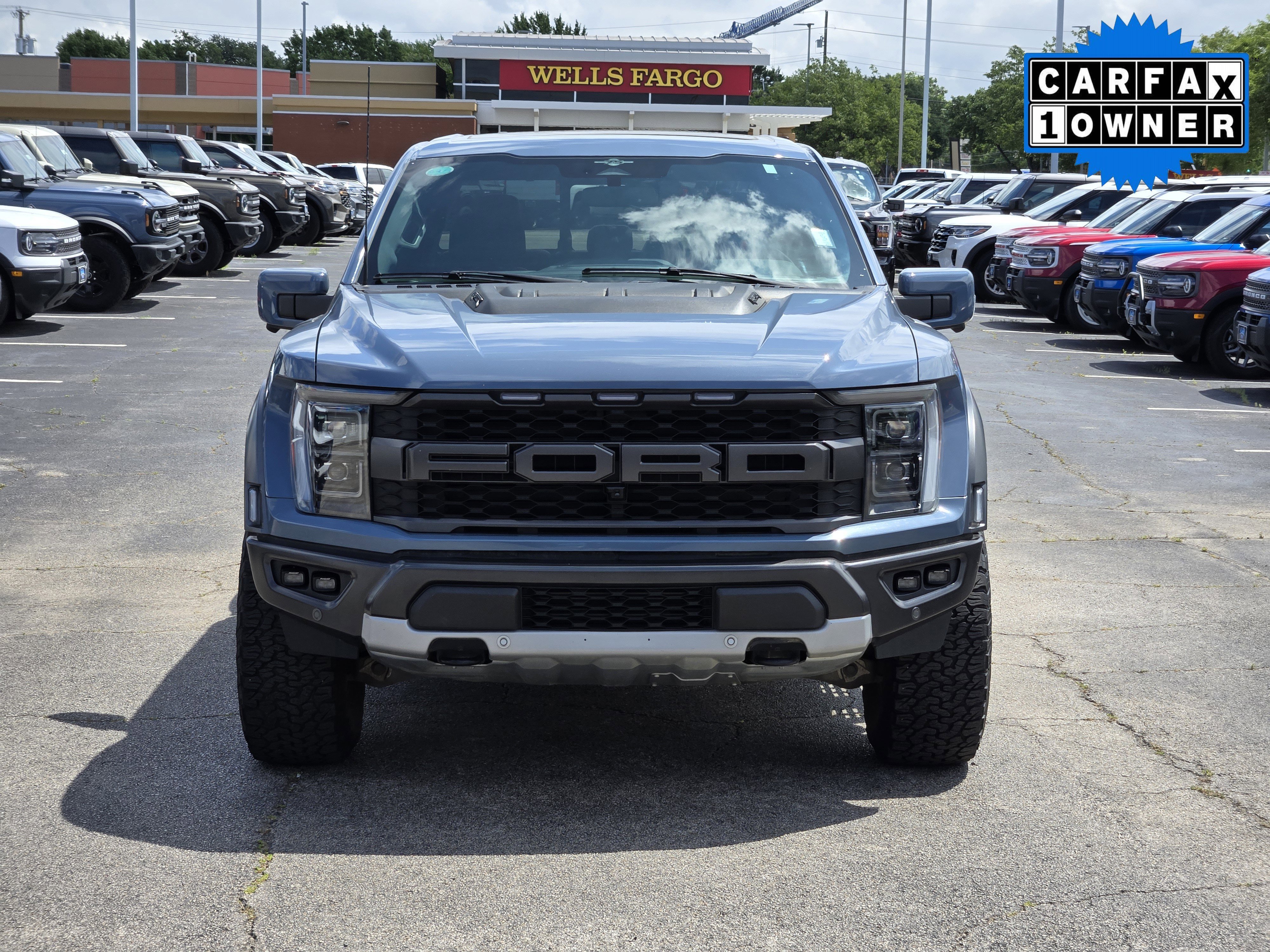 Certified Used 2023 Azure Gray Metallic Ford Raptor image 2