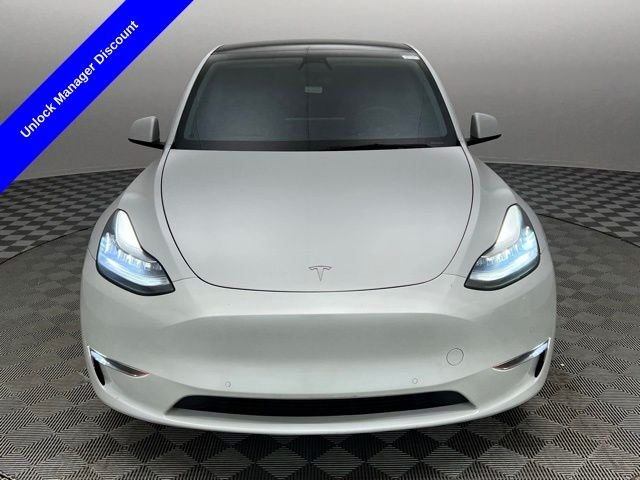 Used 2021 Tesla Model Y Long Range with VIN 5YJYGDEE0MF122679 for sale in Des Plaines, IL