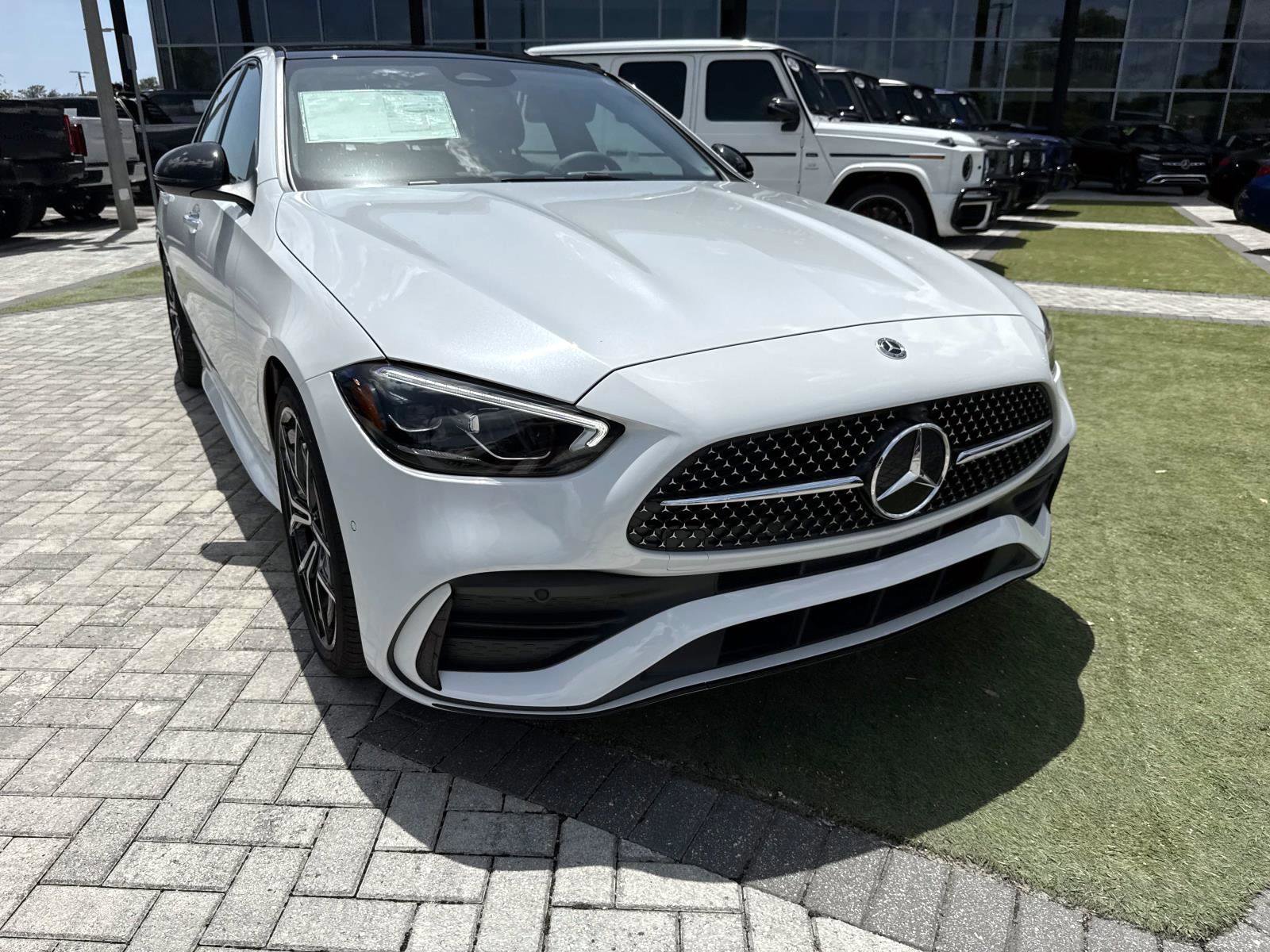 New 2026 Moonlight White Mercedes-Benz C 300 Sedan image 8