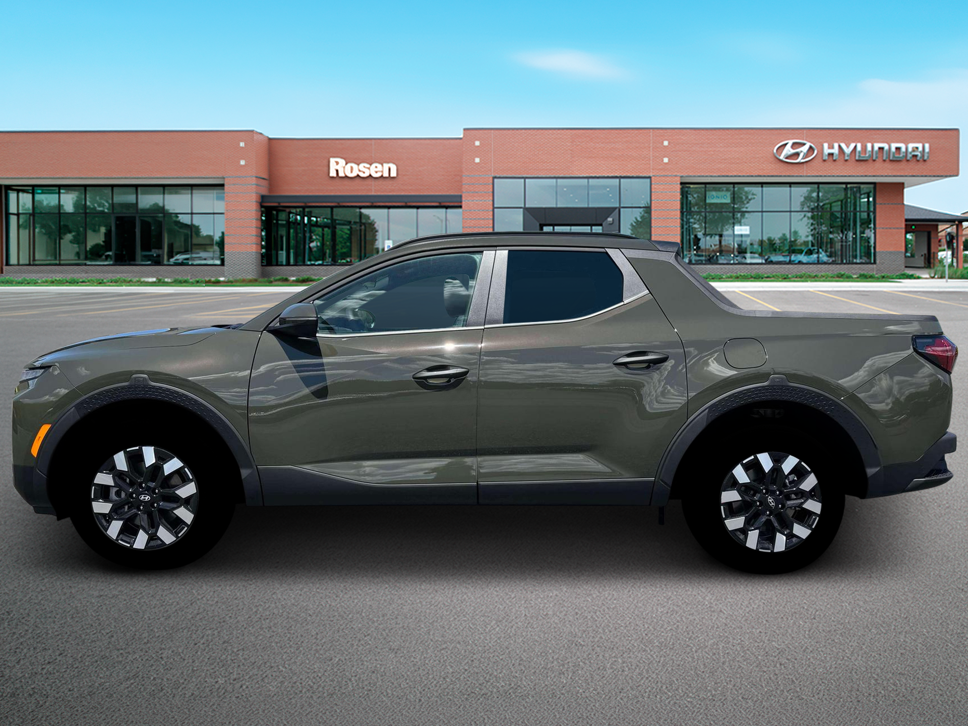 New 2026 Green Hyundai SEL AWD image 3