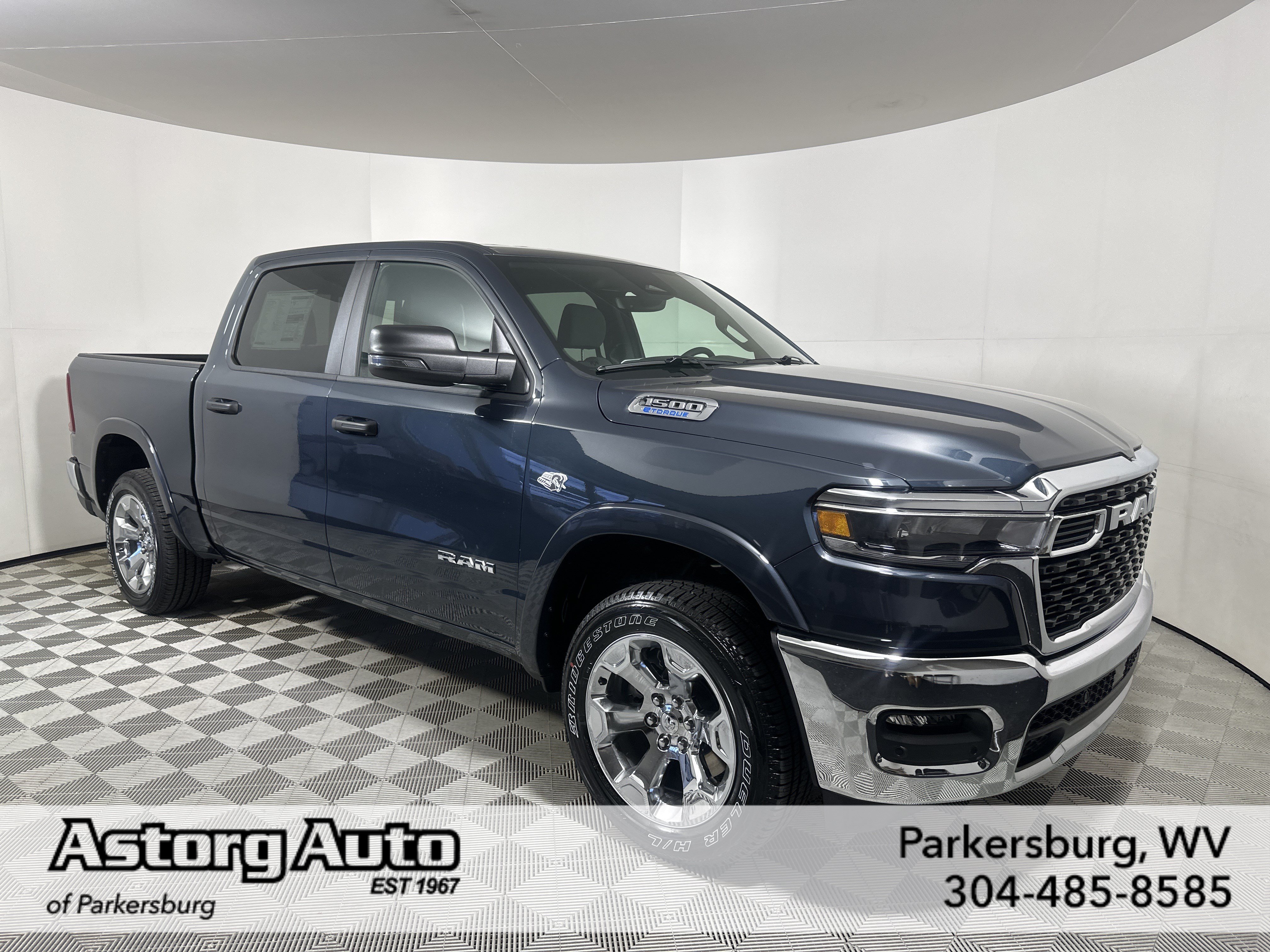 New 2026 Forged Blue Metallic Exterior Paint RAM Big Horn image 1