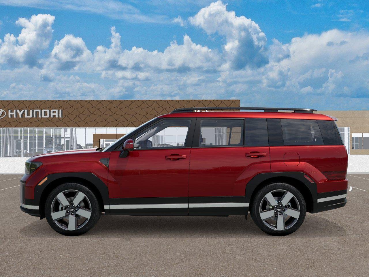 New 2027 Red Hyundai Limited FWD image 3