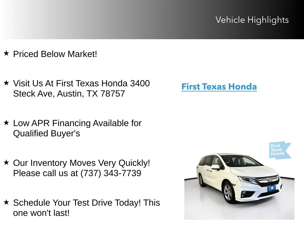 Certified Used 2018 White Honda EX-L image 10