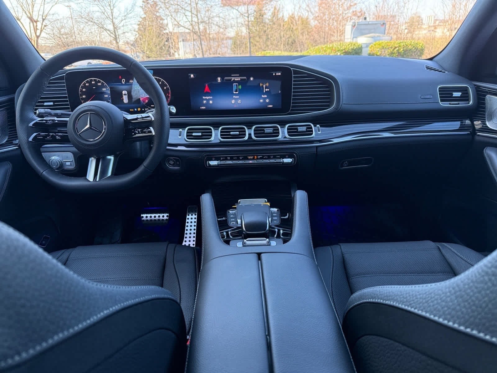 Used 2025 Cirrus Silver Metallic Mercedes-Benz GLS 580 image 13