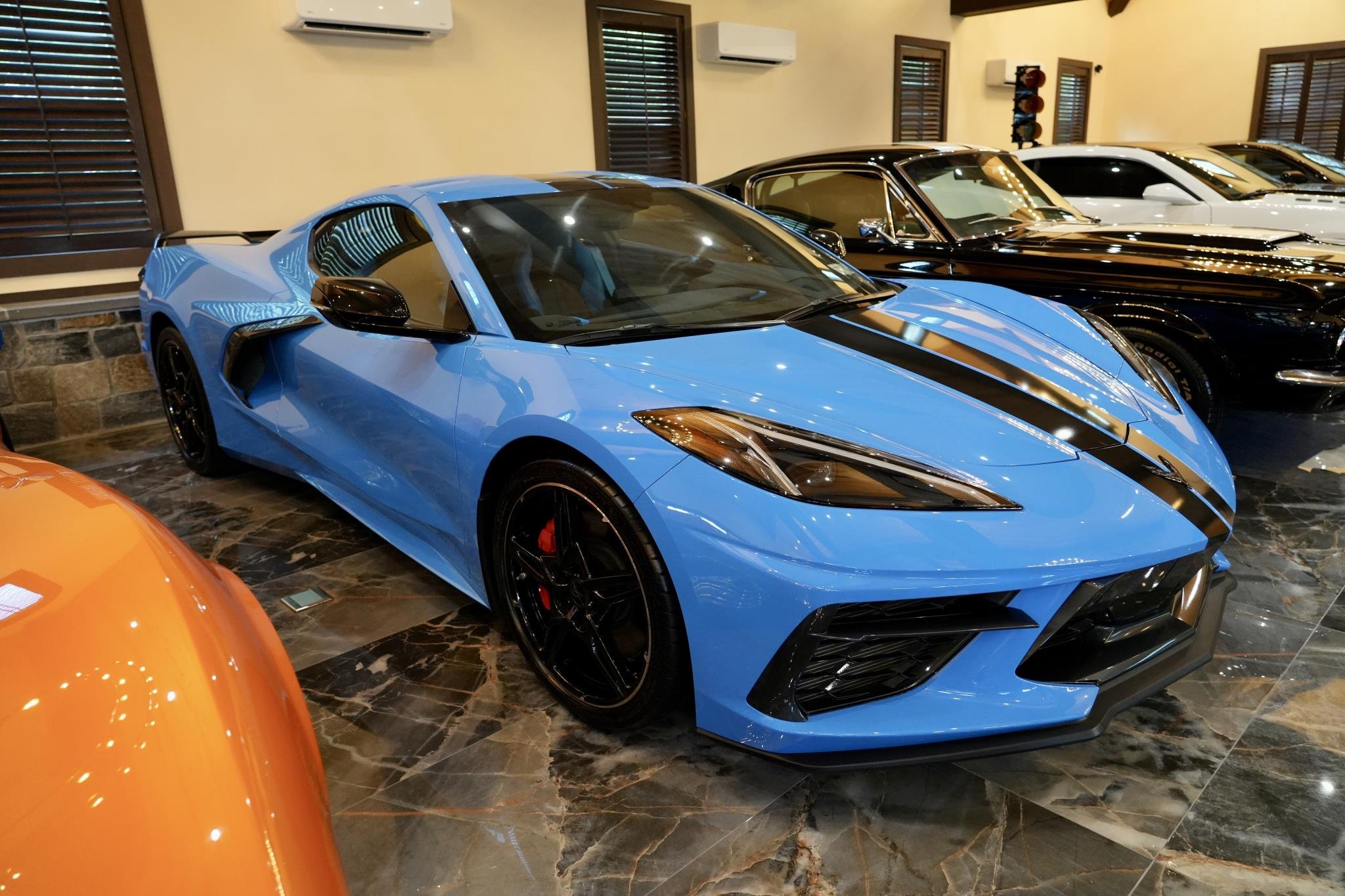 Used 2021 Rapid Blue Chevrolet 2dr Stingray Cpe w/3LT image 17