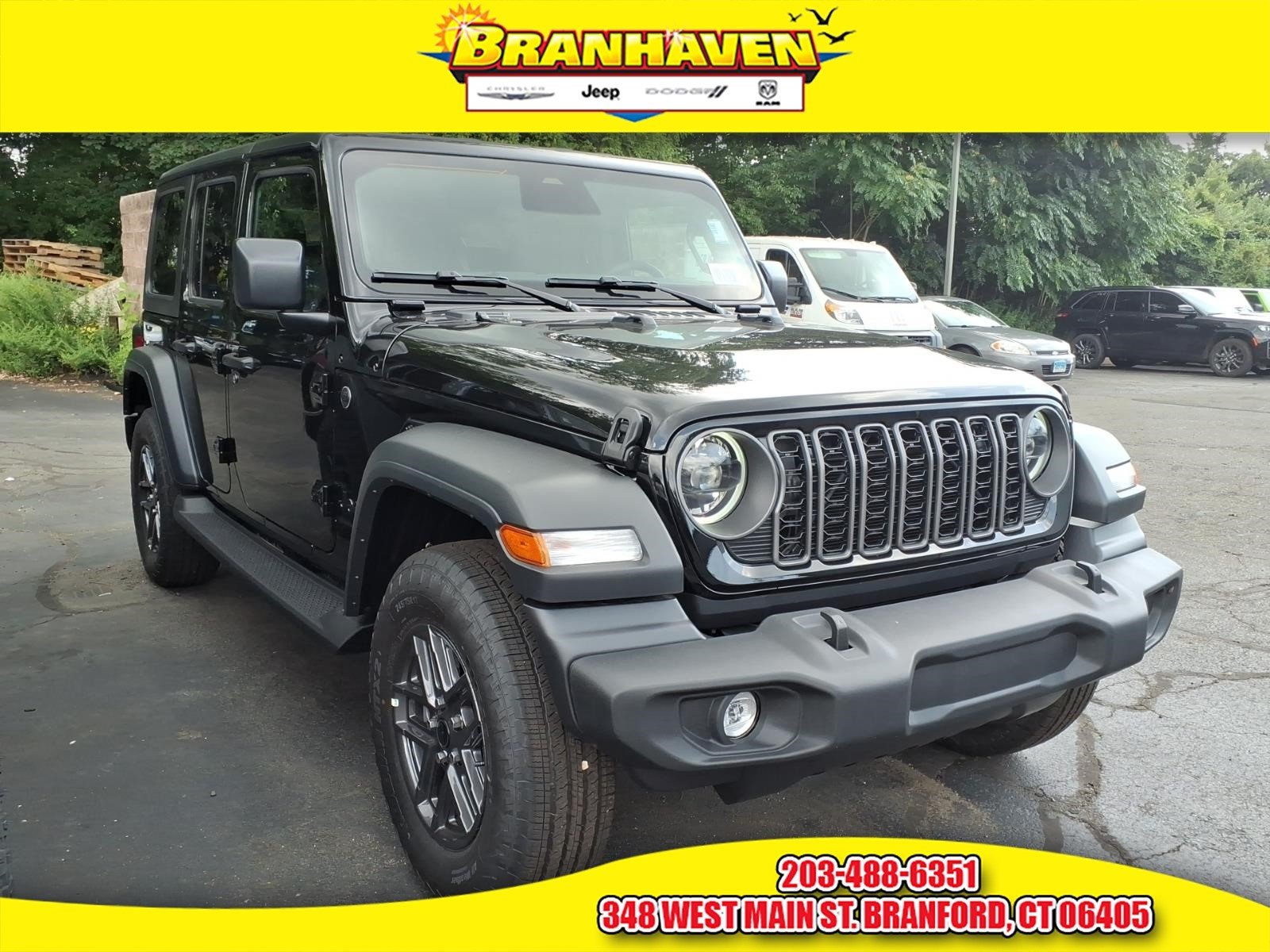New 2026 Black Clearcoat Jeep Sport S image 1