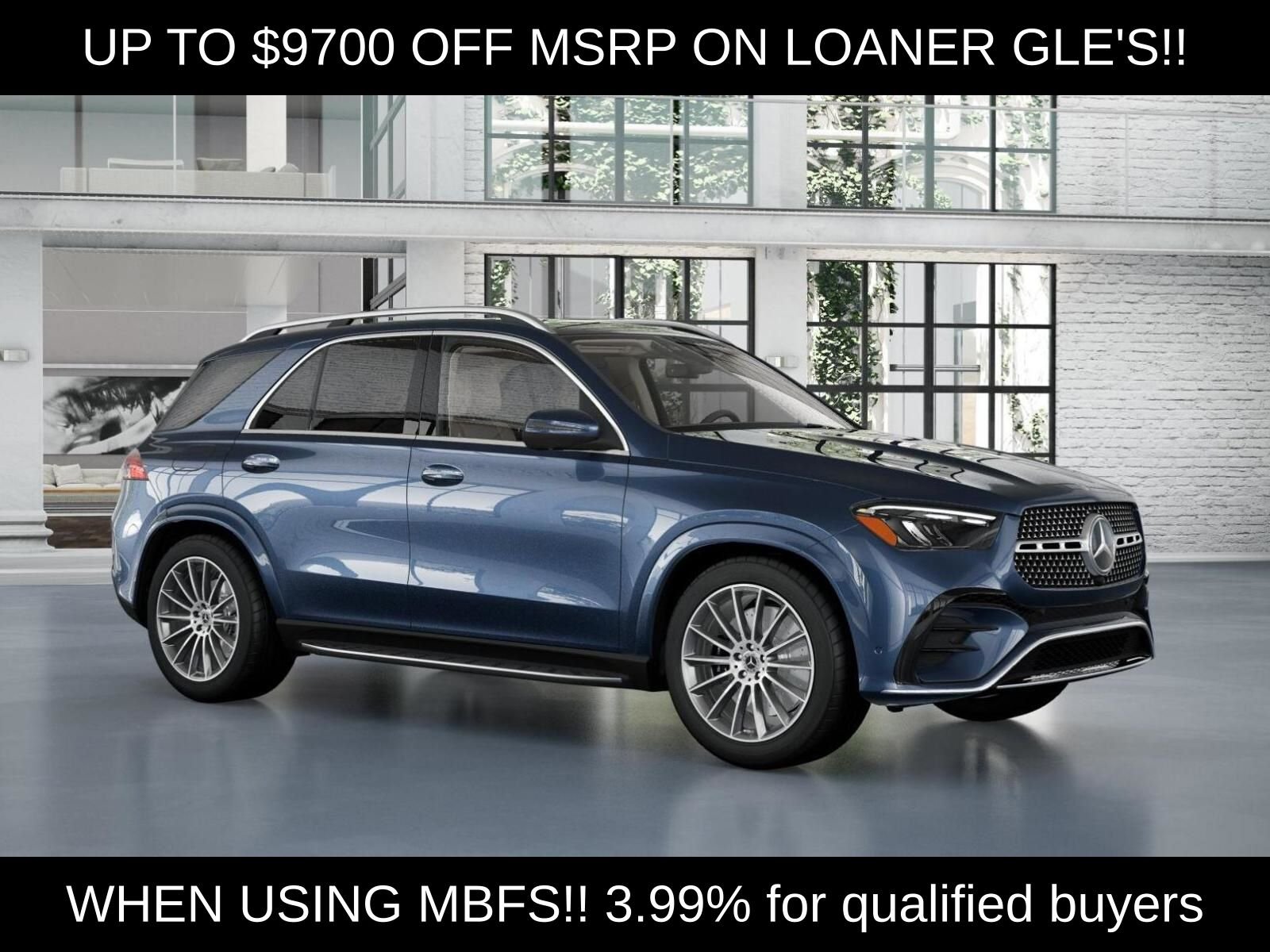 Certified Used 2026 Blue Mercedes-Benz GLE 450 image 14