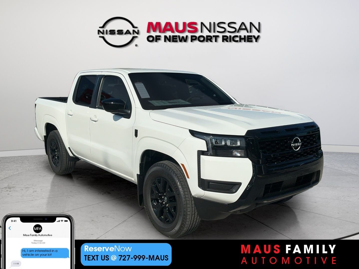 New 2026 White Nissan SV image 1