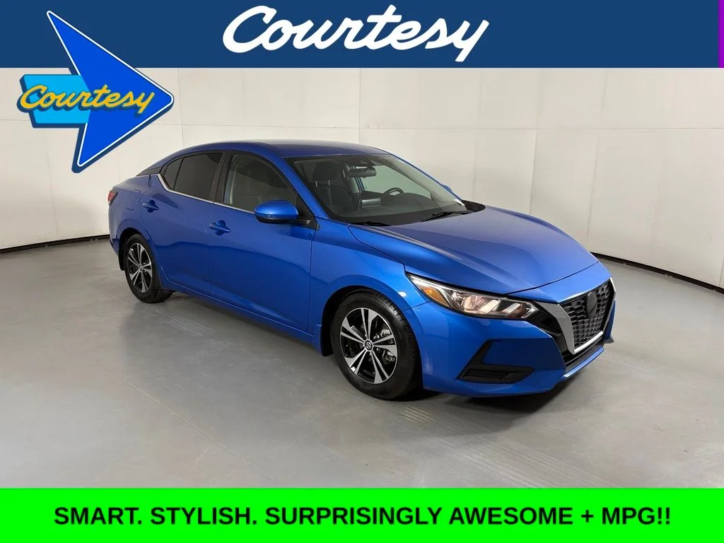 Used 2021 Blue Nissan SV image 1