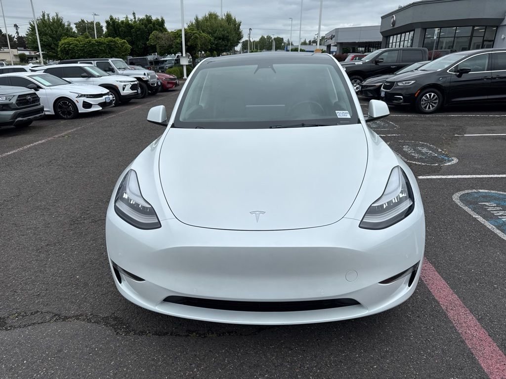 Used 2021 Pearl White Multi-Coat Tesla Long Range image 1