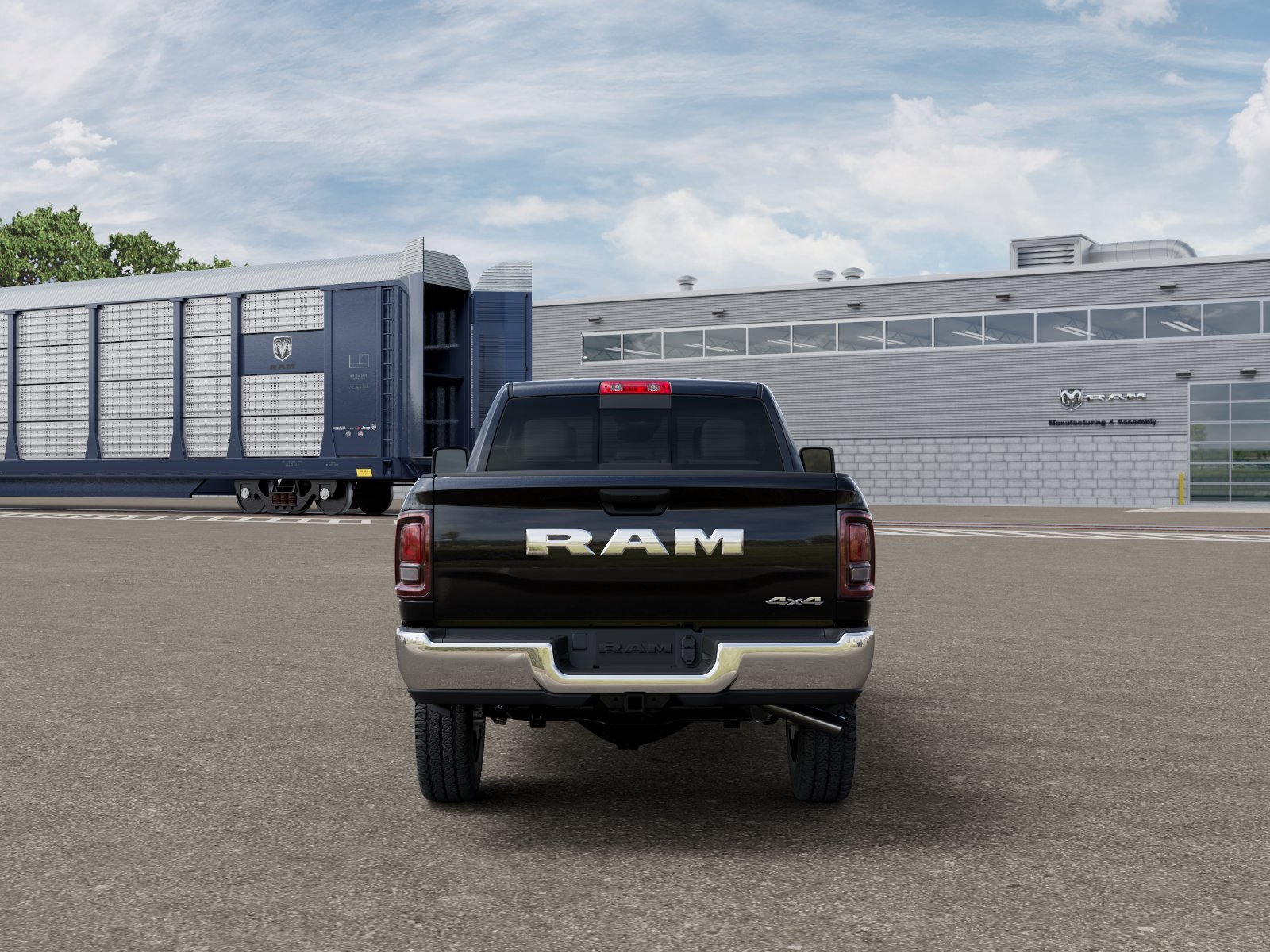 New 2027 Diamond Black Crystal Pearlcoat RAM TRADESMAN image 7