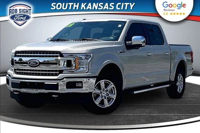 Used 2018 White Gold Ford Lariat image 1