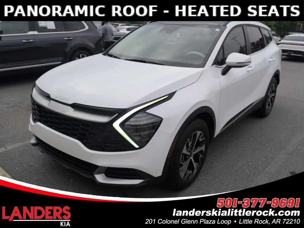 Used 2025 Glacial White Pearl Kia EX image 1