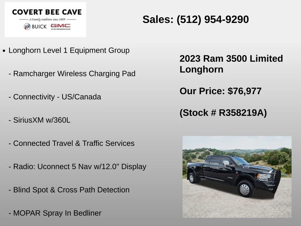 Used 2023 Black Ram Limited Longhorn image 18