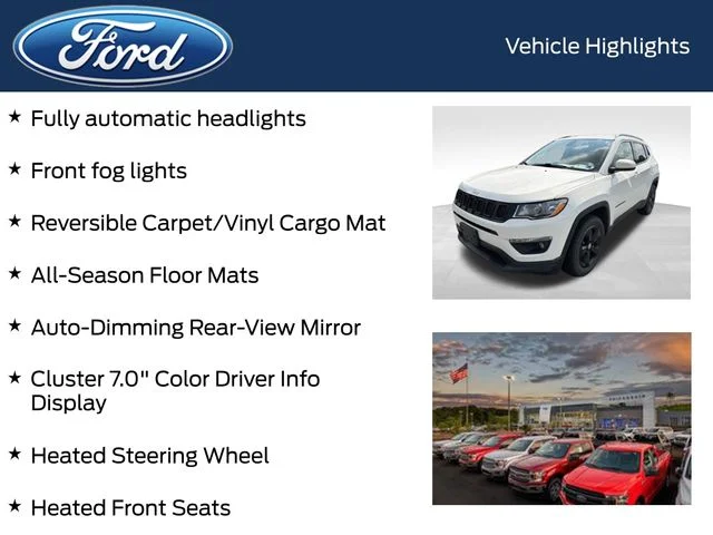 Used 2019 White Jeep Latitude image 9