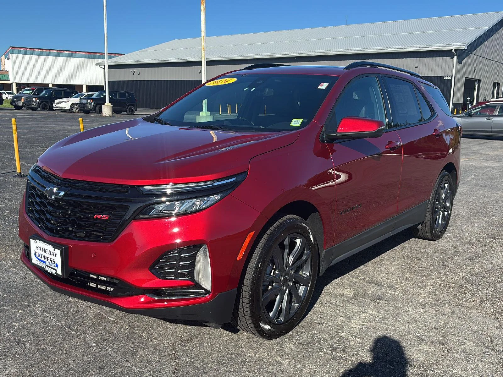 Used 2024 Radiant Red Tintcoat Chevrolet RS image 3