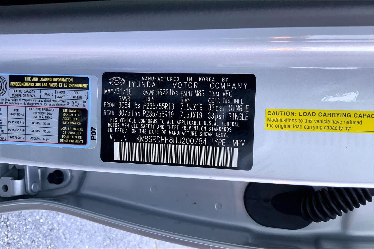 Used 2017 Circuit Silver Hyundai Limited Ultimate image 31