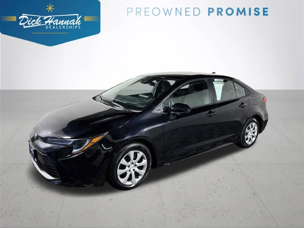 Used 2025 Black Toyota LE image 1