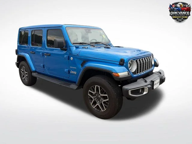 Used 2024 Blue Jeep Sahara image 7