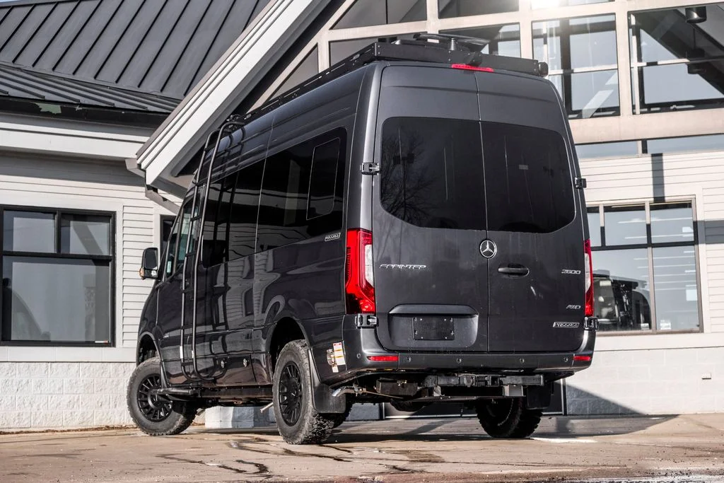 New 2026 Tenorite Gray Metallic Midwest Automotive Designs FD2 w/ Dual Rear Bench Overland Package, 540AH, Solar and 2.5KW Cummins Onan Generator image 2