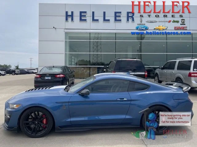 Used 2020 Blue Metallic Ford Shelby GT500 image 1