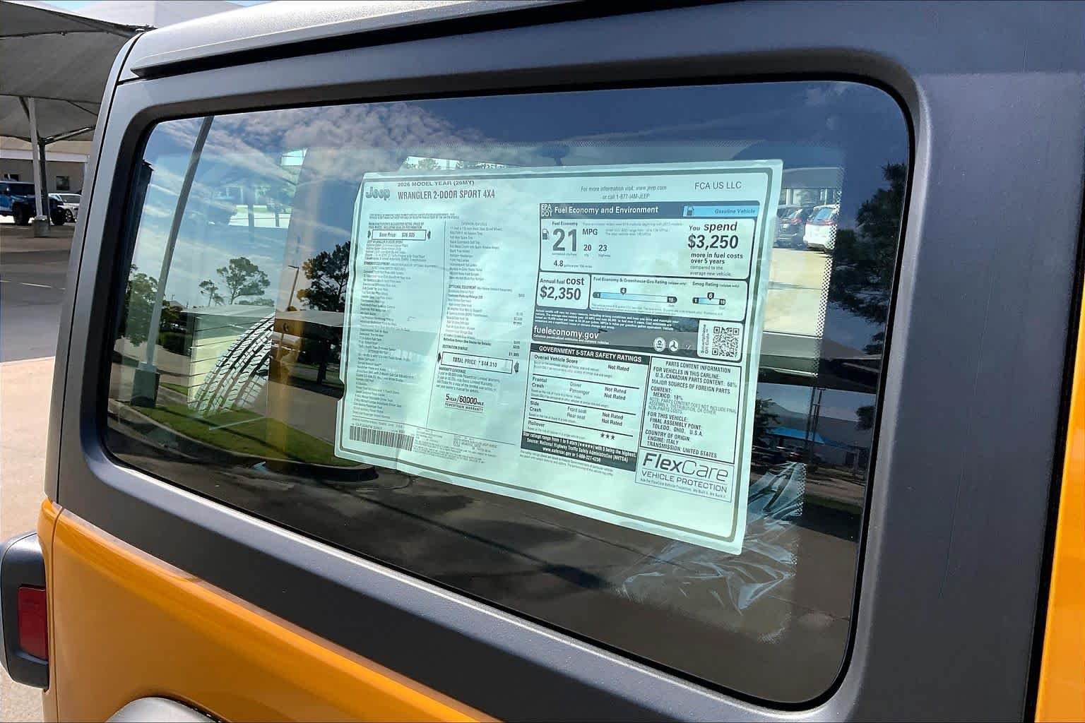 New 2026 Goldilocks Exterior Paint Jeep Sport image 19