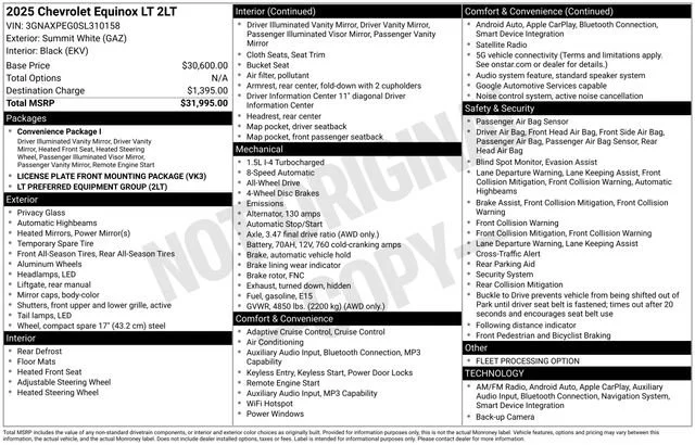 2025 Chevrolet Equinox LT - Photo 36