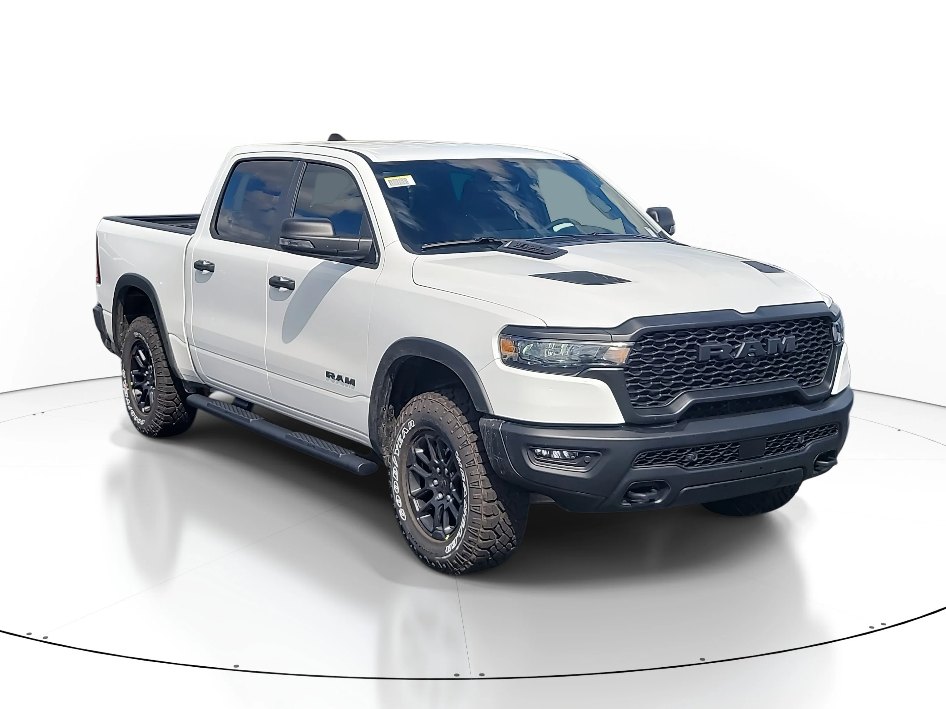 New 2026 Bright White Clearcoat Ram Rebel image 1
