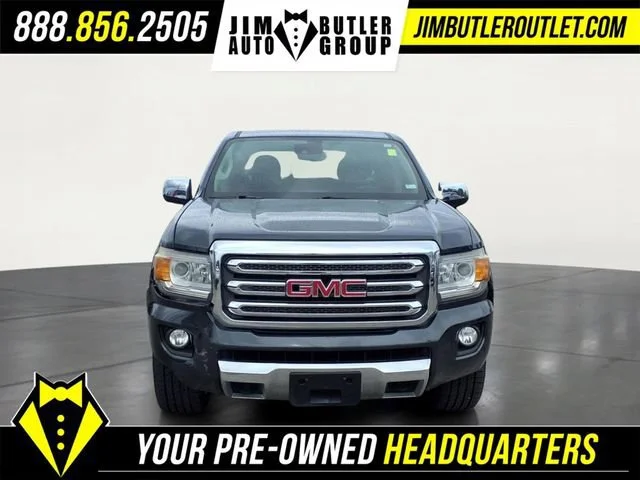 Used 2018 DARK SLATE METALLIC GMC 4WD SLT image 27