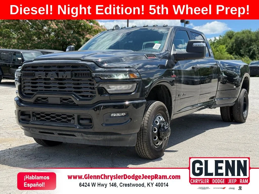 New 2026 Diamond Black Crystal Pearlcoat RAM Big Horn image 1