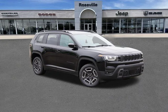 New 2026 Diamond Black Crystal Pearlcoat Jeep Limited image 1