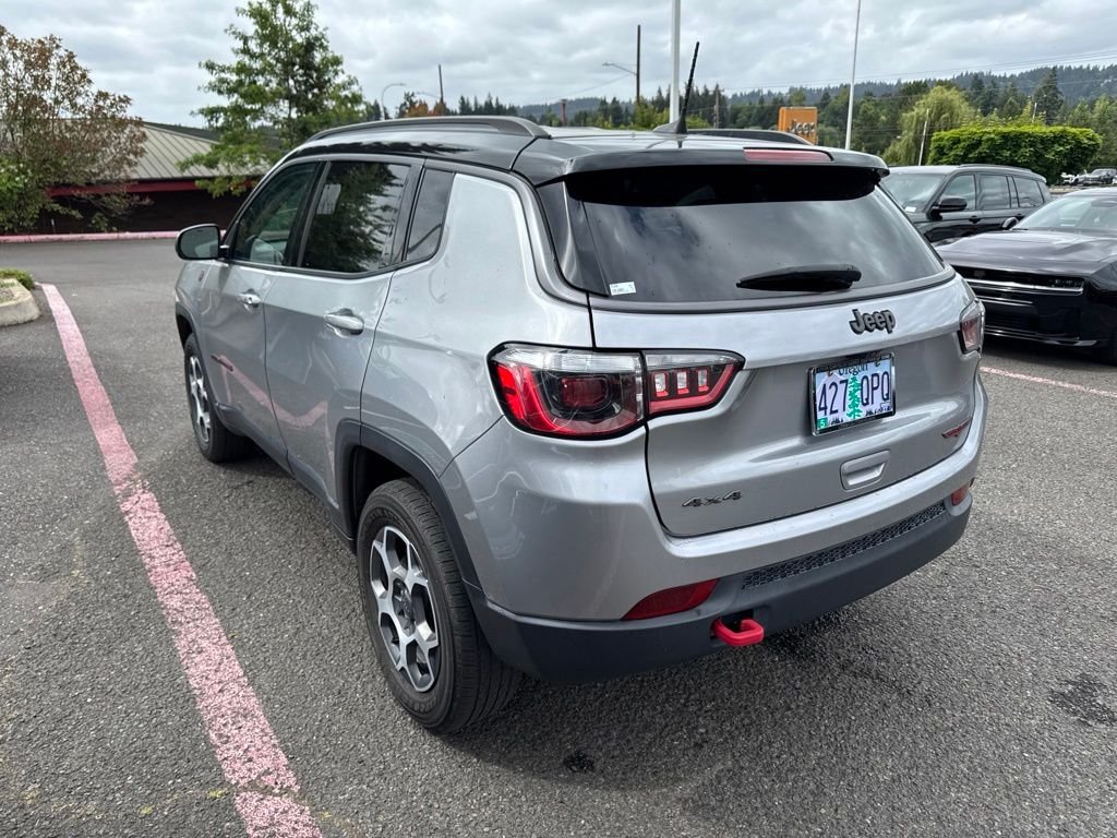 Used 2022 Silver Jeep Trailhawk image 6