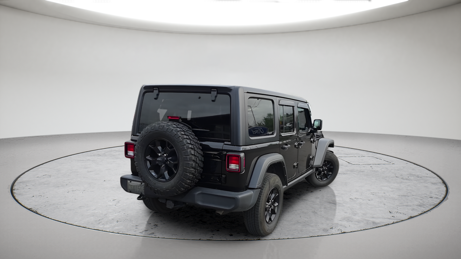 Used 2021 Black Clearcoat Jeep Unlimited Willys image 7
