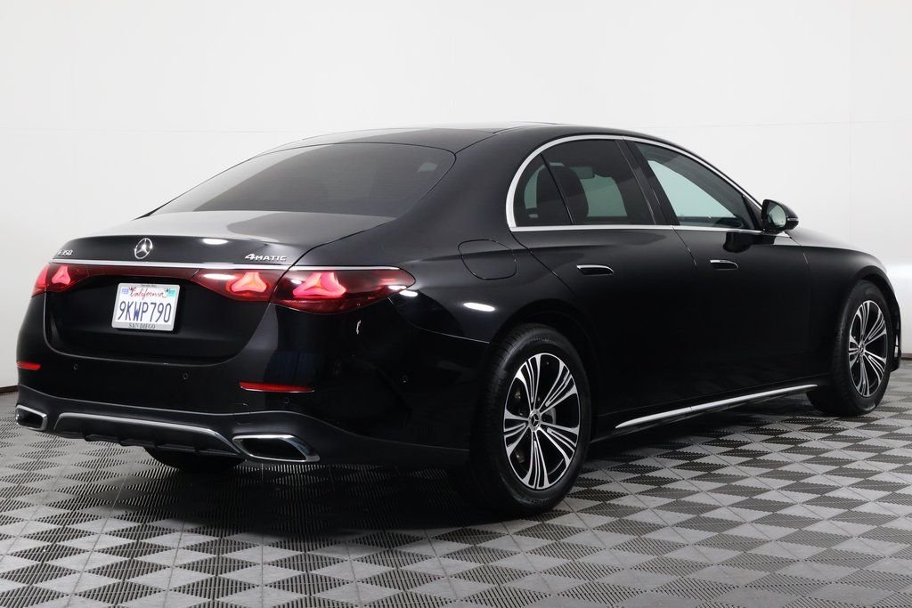 Certified Used 2024 Black Mercedes-Benz E 350 image 4