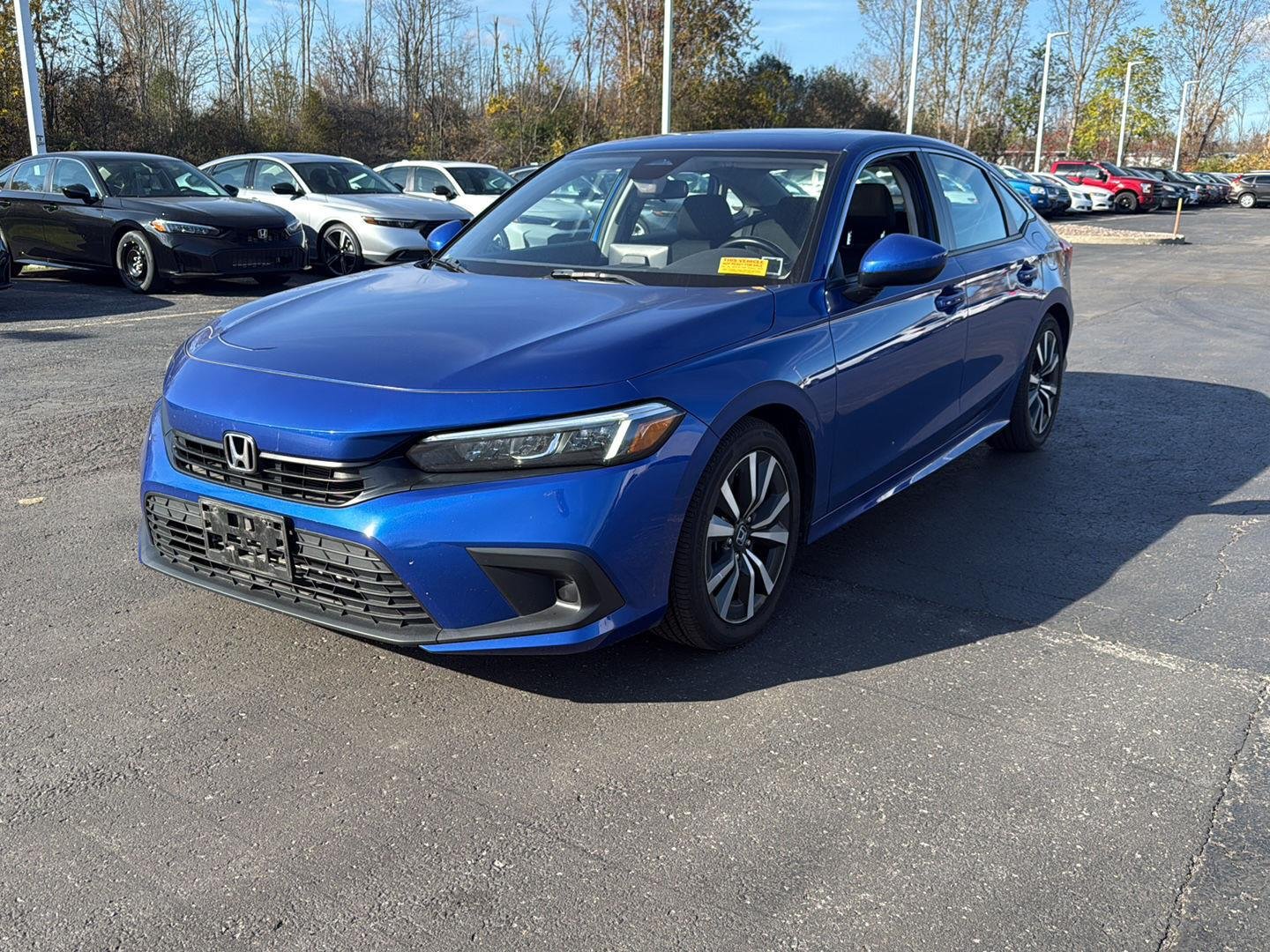 Used 2024 Aegean Blue Metallic Honda EX image 2