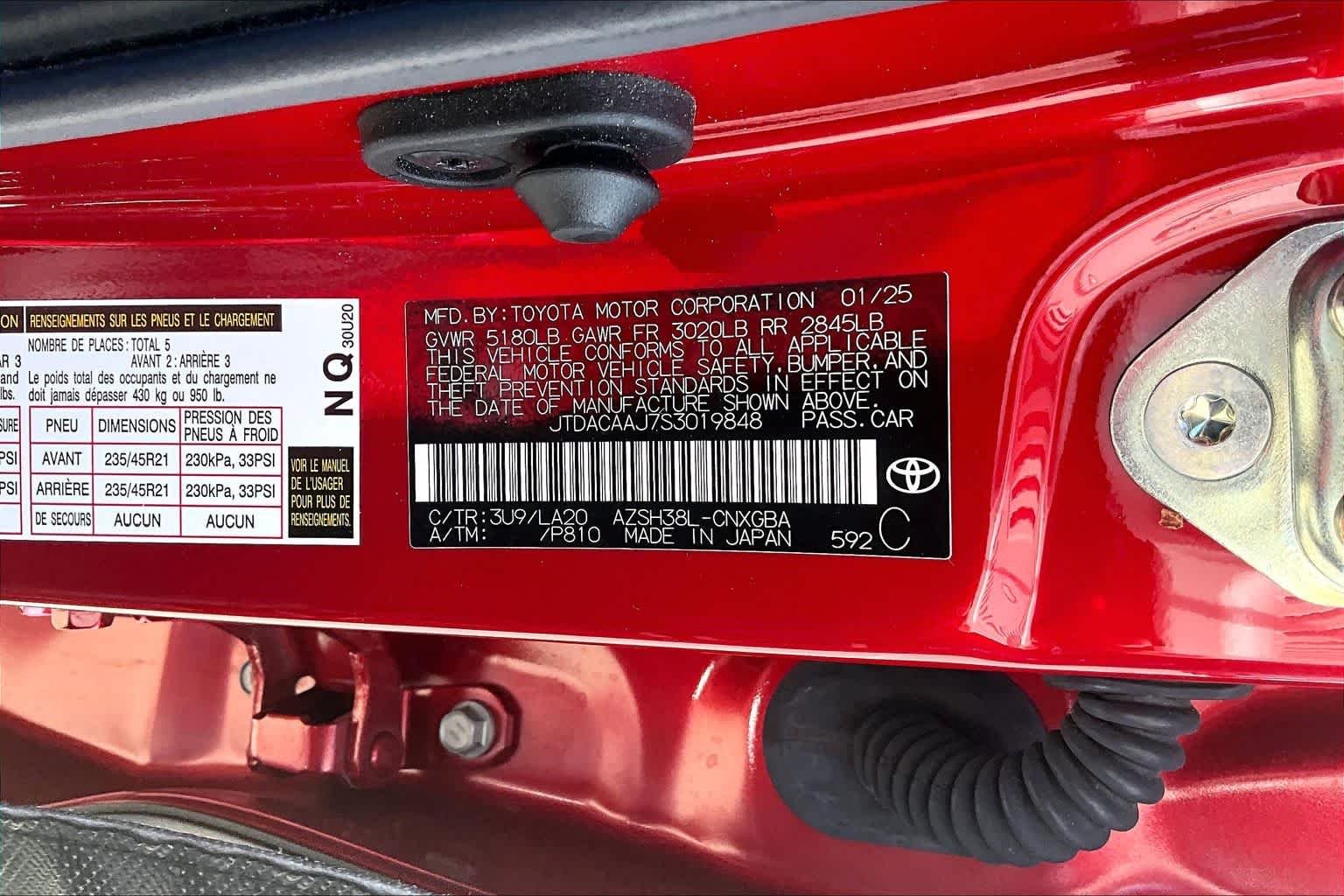 Used 2025 Finish Line Red Toyota Limited image 33