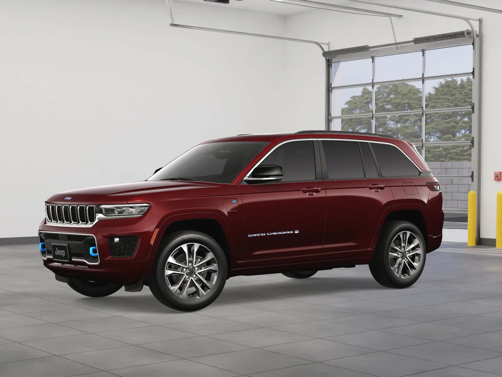 New 2024 Velvet Red Pearl-Coat Exterior Paint Jeep Overland 4xe image 33