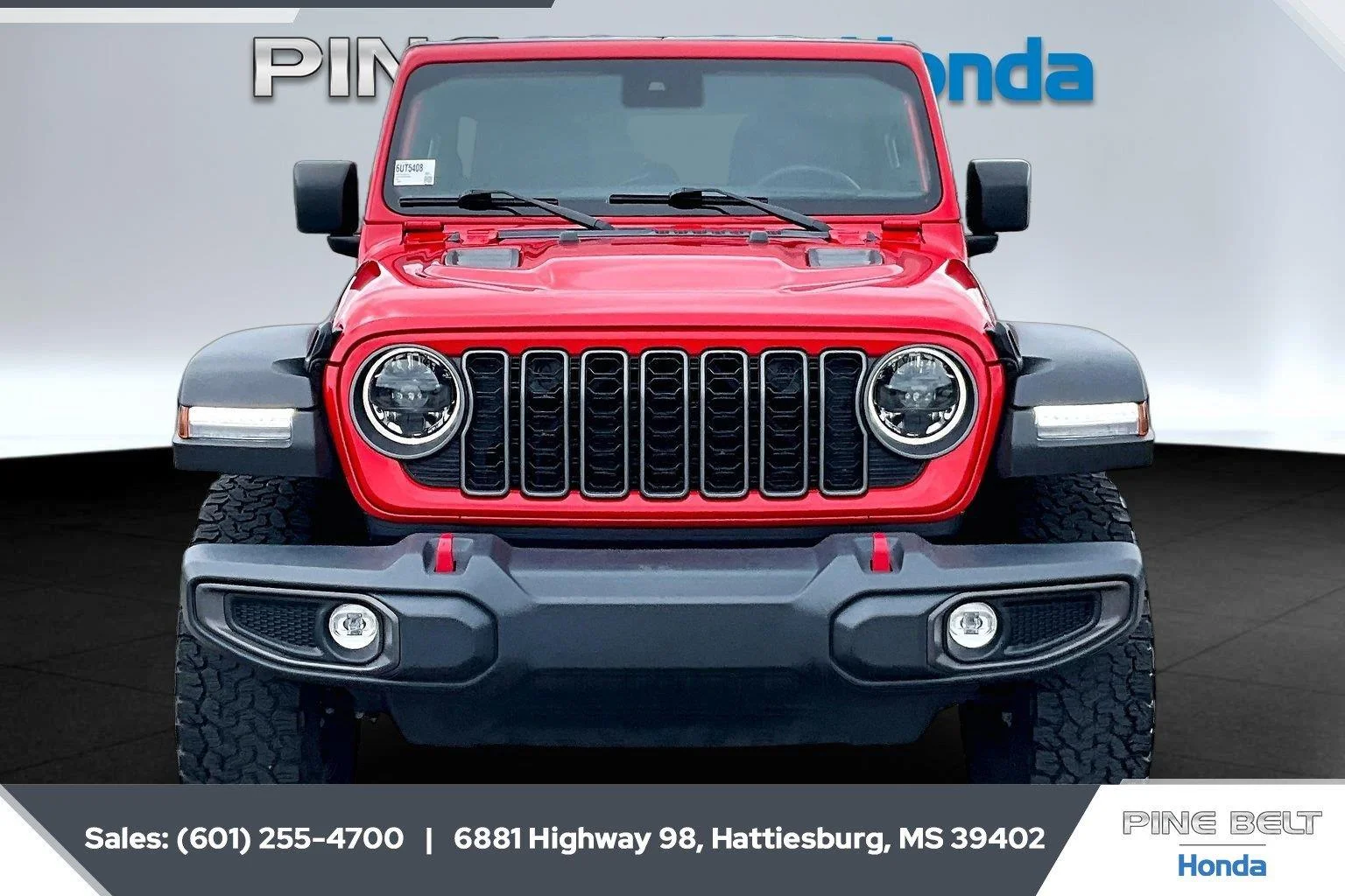 Used 2025 Firecracker Red Clearcoat Jeep Rubicon image 3