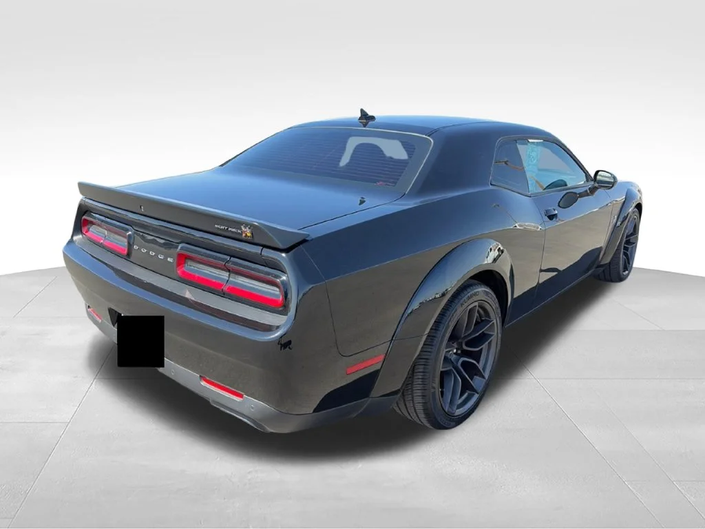 Used 2021 Black Dodge R/T Scat Pack Widebody image 2