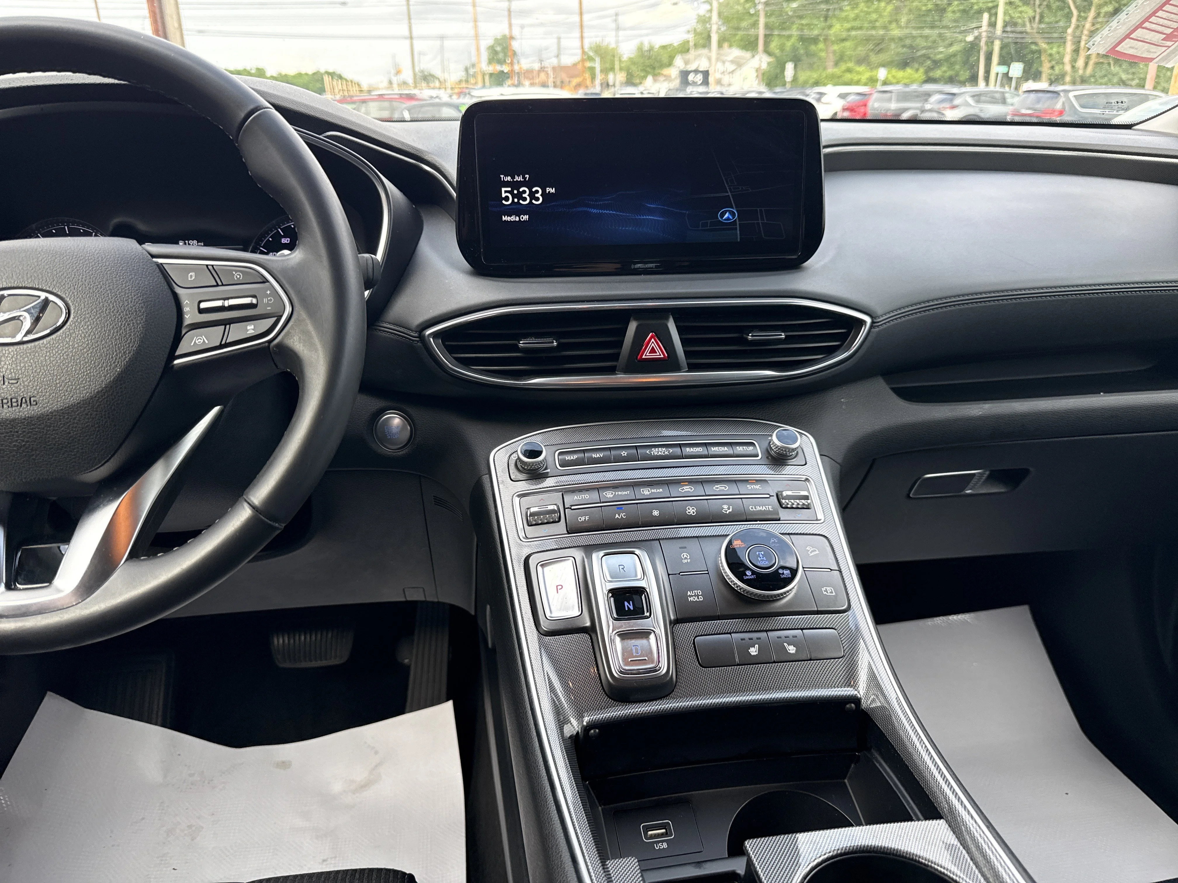 Used 2023 Serenity White Pearl Hyundai SEL image 24