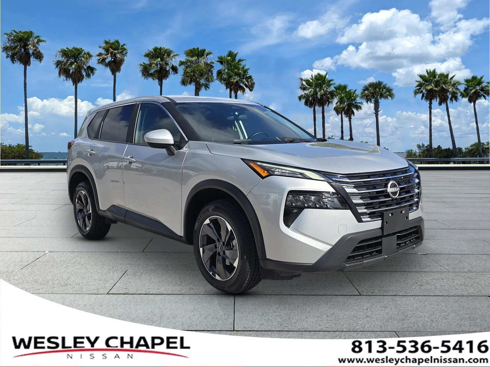 Certified Used 2025 Brilliant Silver Metallic Nissan SV image 1