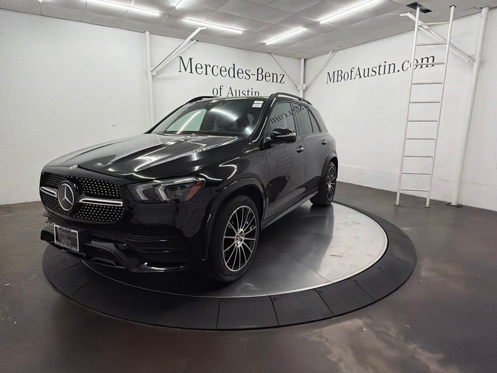 Certified Used 2022 Black Mercedes-Benz GLE 450 image 3