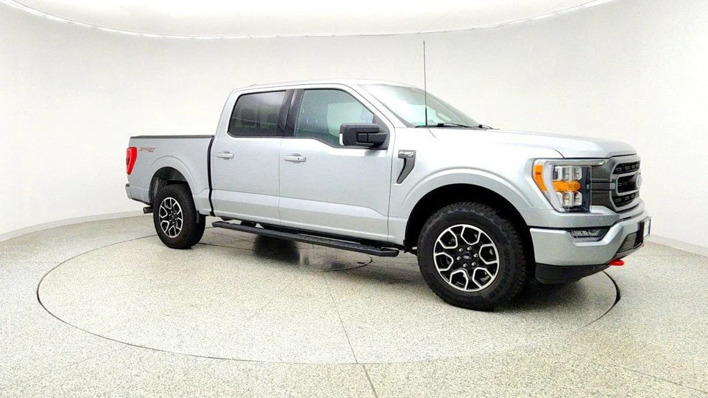 Used 2022 Iconic Silver Metallic Ford XLT 4WD SuperCrew 5.5