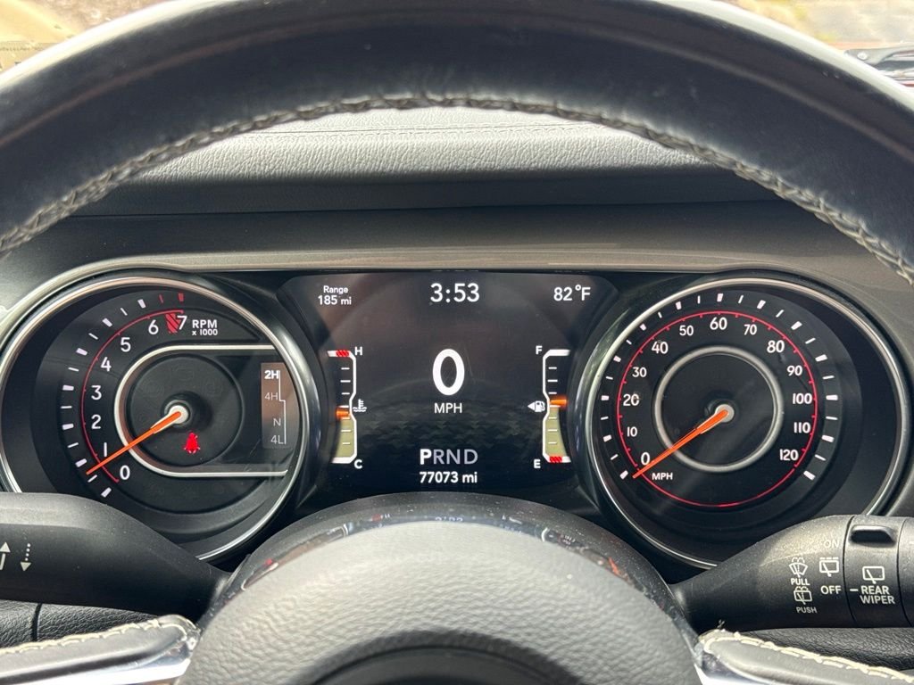 Used 2019 Orange Jeep Unlimited Sahara image 14