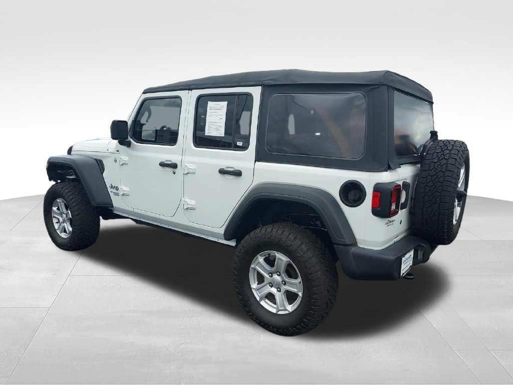 Used 2019 White Jeep Unlimited Sport S image 3