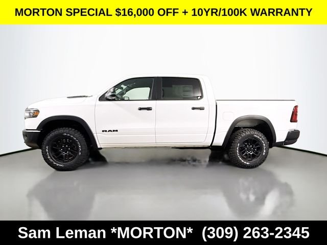 New 2026 Bright White Clear-Coat Exterior Paint Ram Rebel image 4