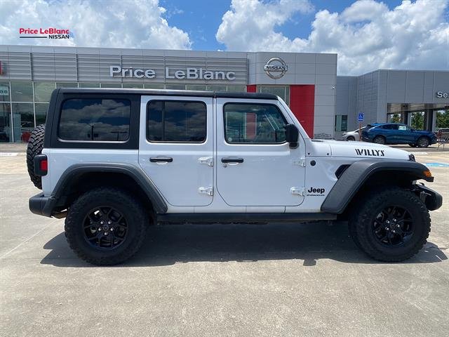 Used 2024 Bright White Clear Coat Jeep Willys image 8