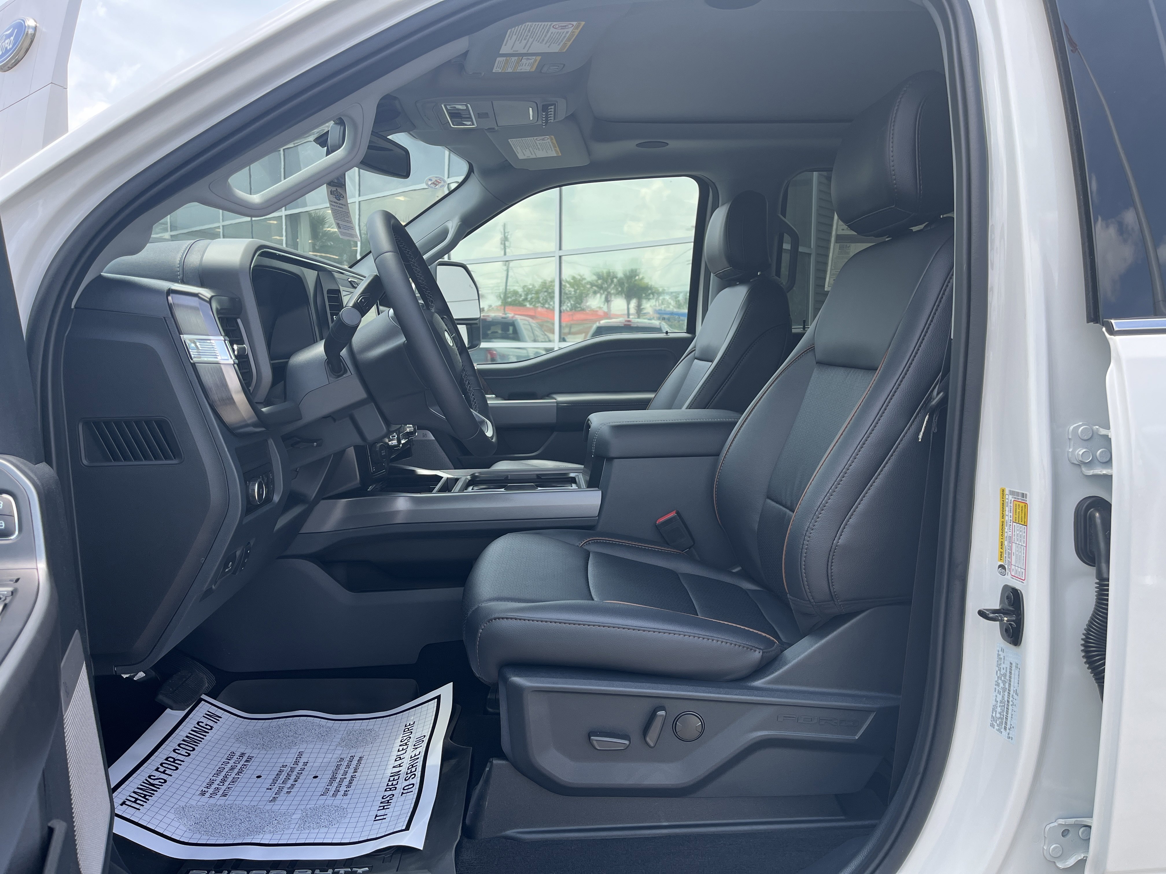 New 2026 Star White Metallic Tri-Coat Ford F-350® Lariat® image 15
